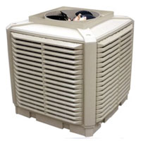 30000 ducted industrial evaporative air cooler -cooling UAE
